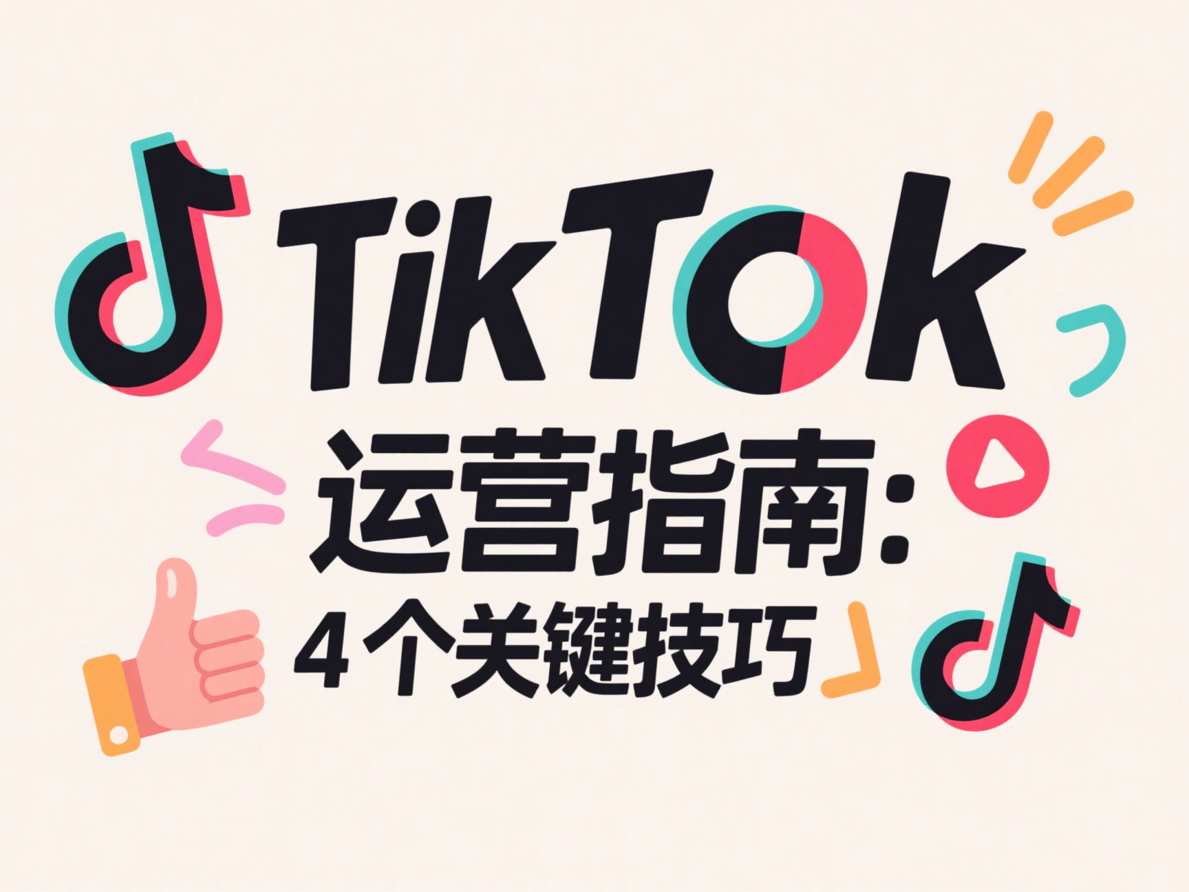 TikTok运营指南：4个关键技巧